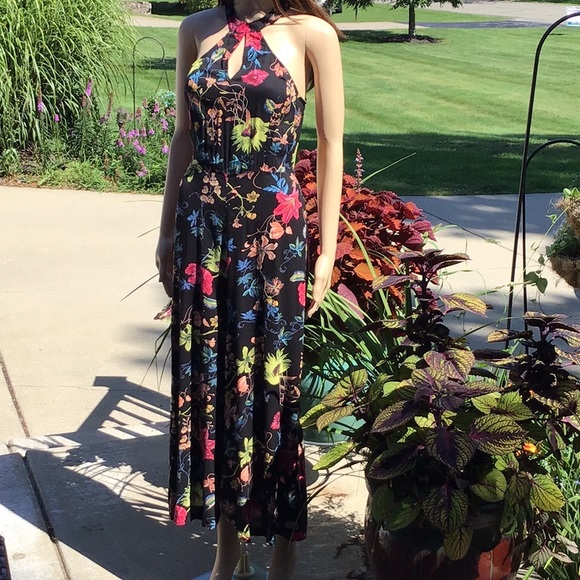 Sale VIBRANT FLORAL MAXI - Picture 4 of 16